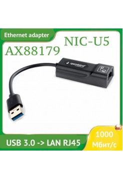 Сетевой адаптер USB 3.0 -> LAN Ethernet 1000 Mbps AX88179